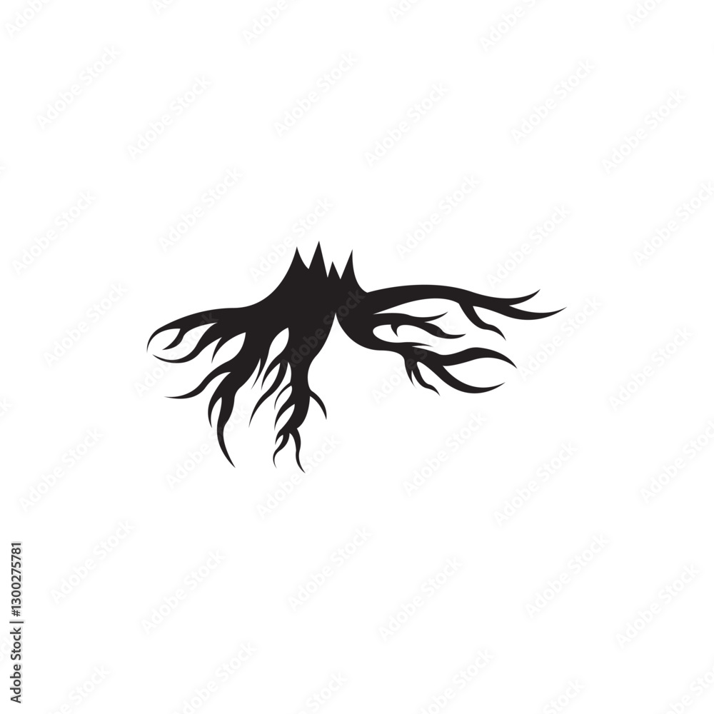 Fototapeta premium Root vector illustration template design
