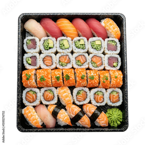 sushi on a plate