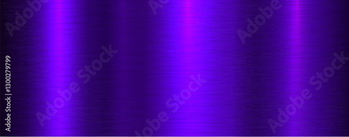 Brushed metal texture background, purple shiny lustrous metallic 3d background.