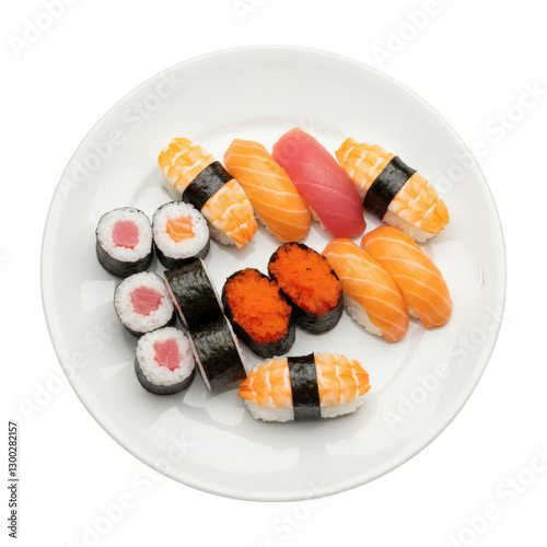 sushi on a plate