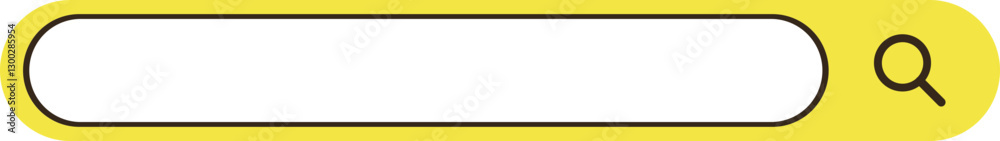 Obraz premium yellow search bar