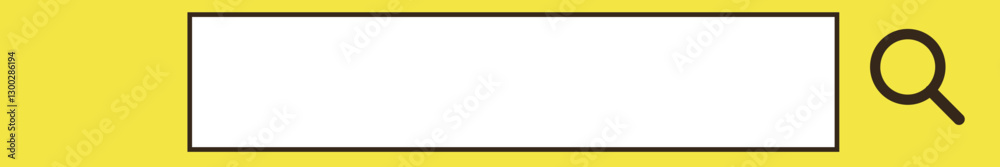 Obraz premium yellow search bar
