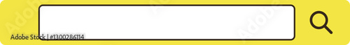 yellow search bar