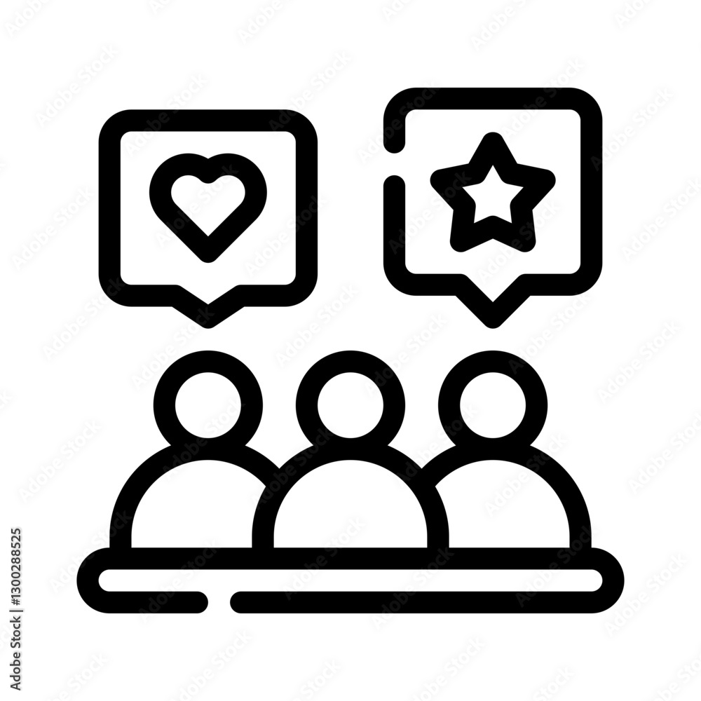 reactions line icon reactions line icon