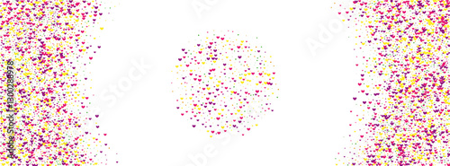 Multicolored Polka Background White Vector. Dot Wedding Illustration. Colorful Celebration. Rainbow Round Christmas. Confetti Anniversary Template.