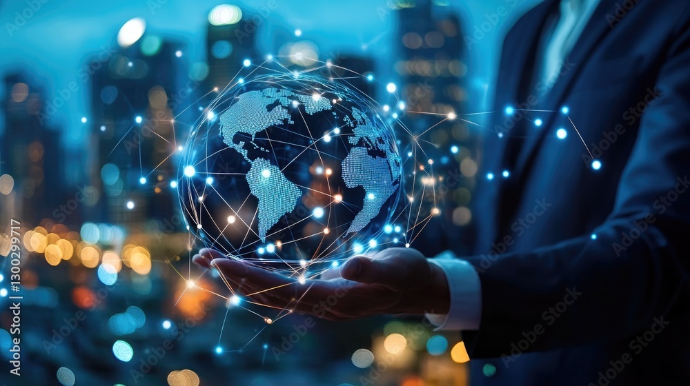 Global Network in Hands: A Vision of Interconnectedness Global Network in Hands: A Vision of Interconnectedness