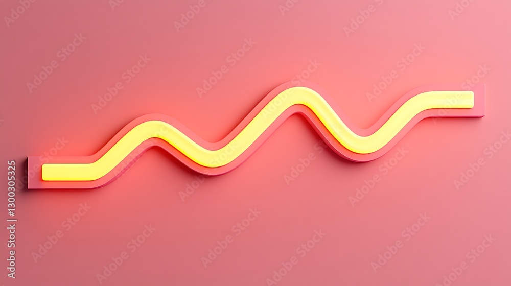 Abstract Pink Background Neon Wave Design Abstract Pink Background Neon Wave Design