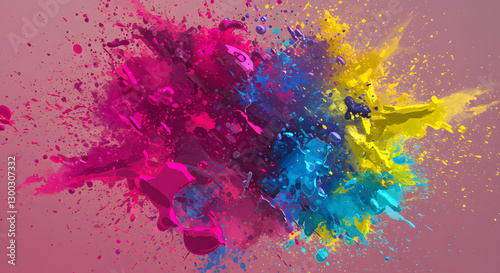 red and yellow splashes