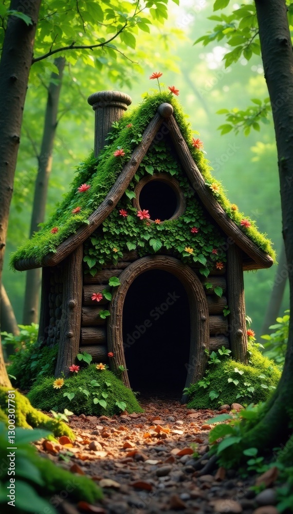 Rustic woodland fort, crafted from branches & leaves , imaginative, friends Rustic woodland fort, crafted from branches & leaves , imaginative, friends