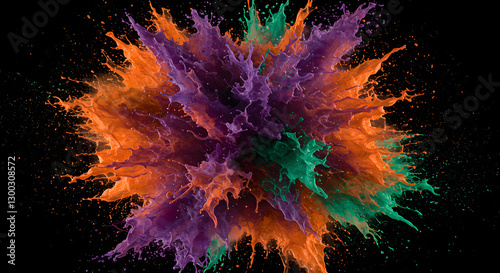 red and yellow splashes