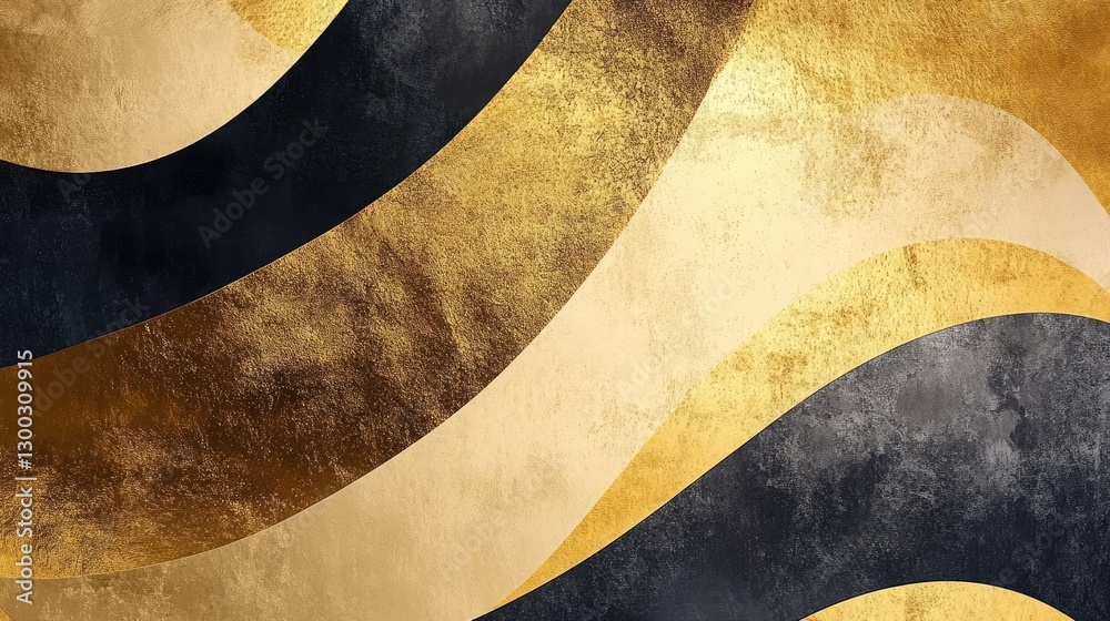Abstract Gold Black Beige Wave Pattern Modern Art Decor Texture Background Abstract Gold Black Beige Wave Pattern Modern Art Decor Texture Background