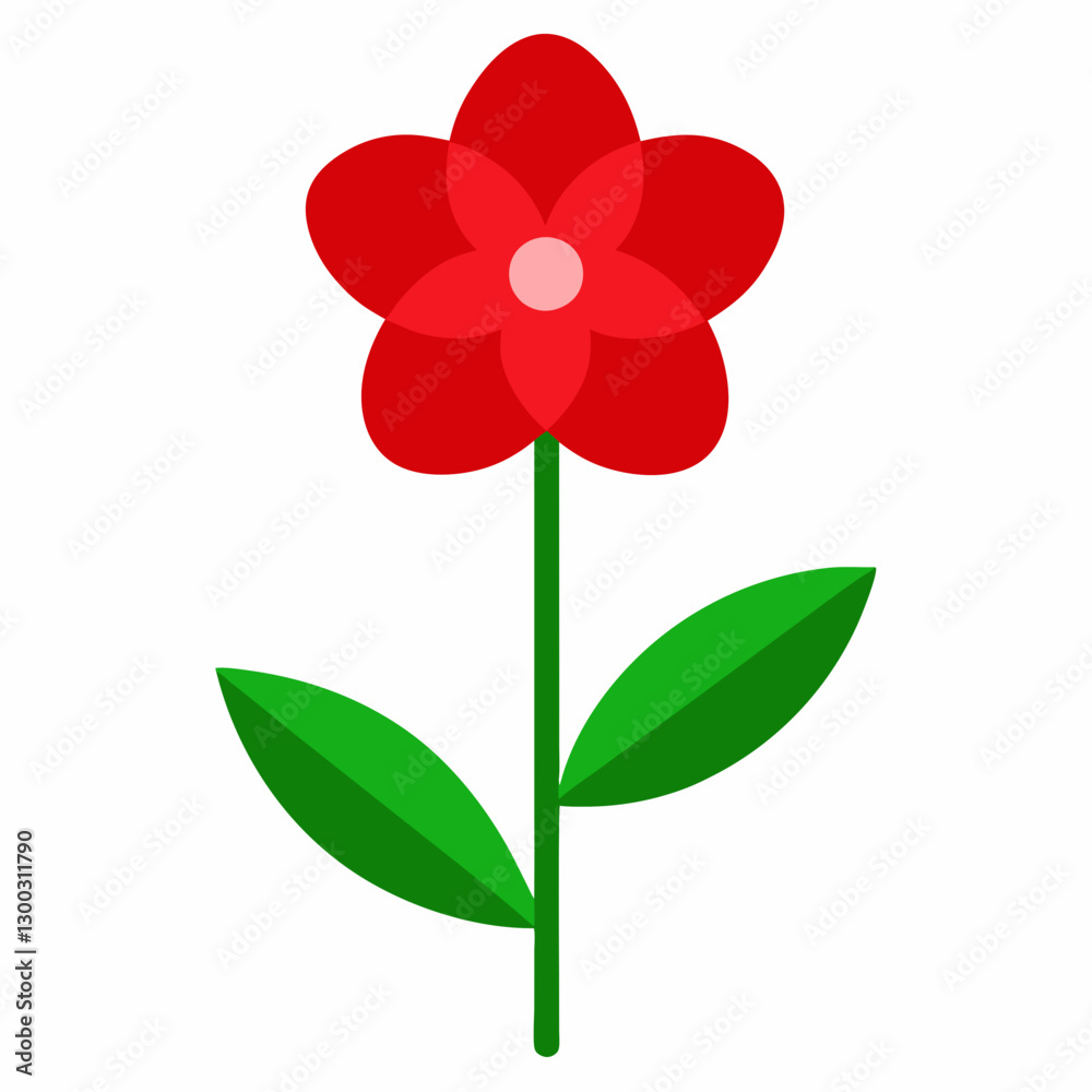 Vibrant red poinsettia flower graphic design Vibrant red poinsettia flower graphic design