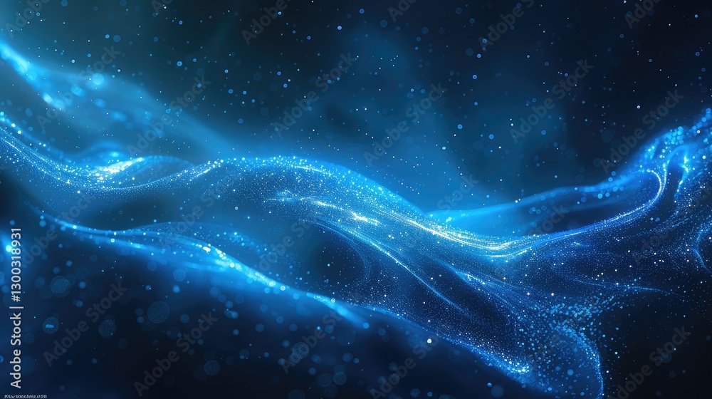 This mesmerizing blue abstract background features sparkling effects and fluid waves. Perfect for creative projects, digital art, and stylish wallpapers. This mesmerizing blue abstract background features sparkling effects and fluid waves. Perfect for creative projects, digital art, and stylish wallpapers.