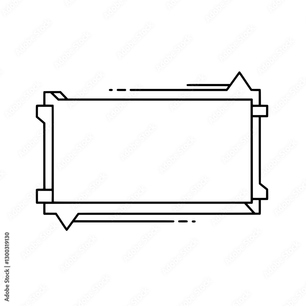 Digital Interface Frame: A minimalist digital frame design with geometric elements, perfect for adding a modern and tech-savvy touch to your digital designs. Digital Interface Frame: A minimalist digital frame design with geometric elements, perfect for adding a modern and tech-savvy touch to your digital designs.