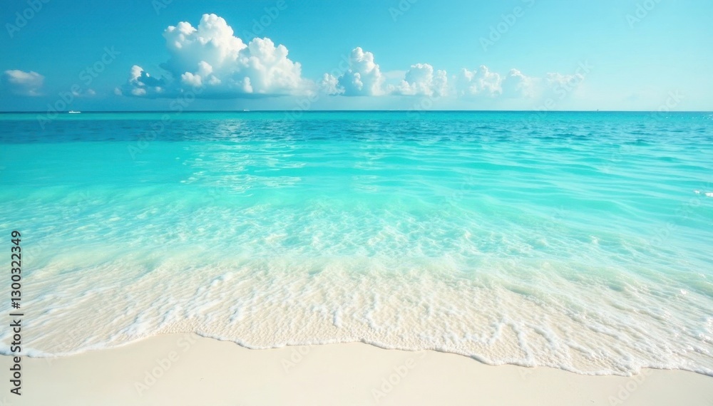 Clear, shallow aqua water, soft white sand, sunny day , tropical beach background, coast Clear, shallow aqua water, soft white sand, sunny day , tropical beach background, coast