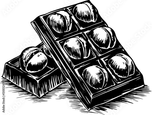Indulging in decadent chocolate bars gourmet shop food photography cozy atmosphere close-up view sweet temptation