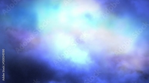 Blue Nebula Space Background_Stunning Cosmic Clouds in High Resolution