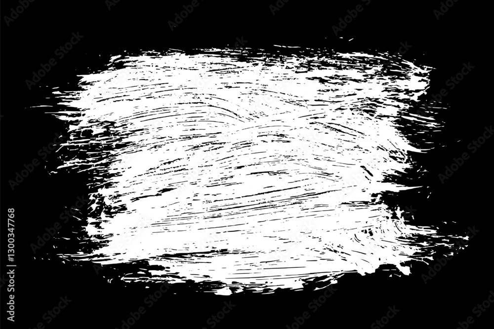Grunge frame border. Vector paint texture.