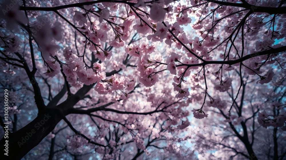 Japanese cherry blossoms, detailed focus, gentle color wallpaper desktop background | generative AI Japanese cherry blossoms, detailed focus, gentle color wallpaper desktop background | generative AI