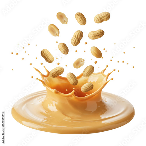 milk splash peanut