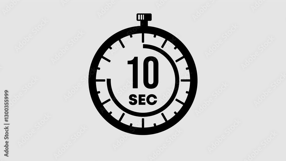 Countdown of symbolic 30 seconds