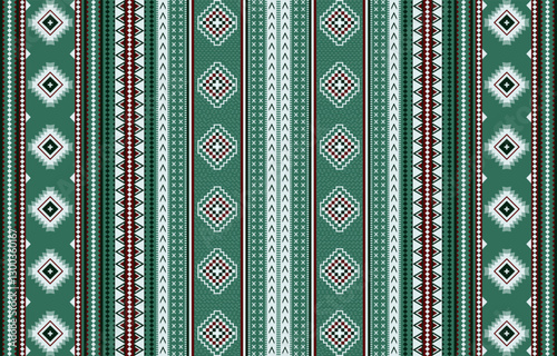 Bohemian pattern,Vector illustration of geometric or ethnic seamless pattern traditional design for fabrics