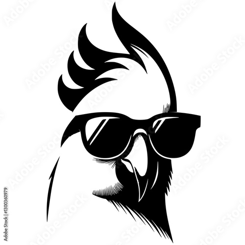 Cool cockatoo portrait