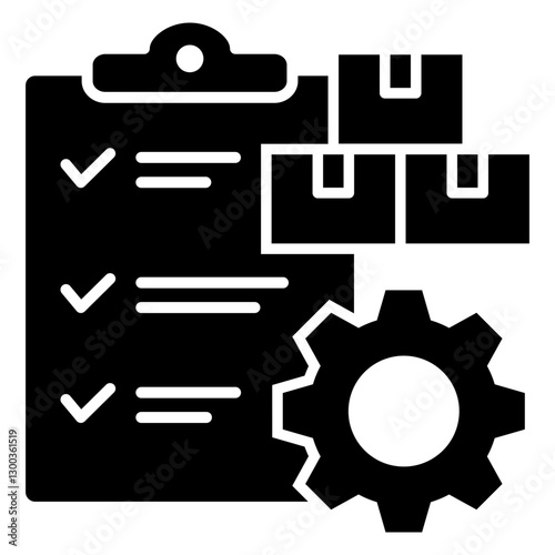 Materials Specification Glyph Icon