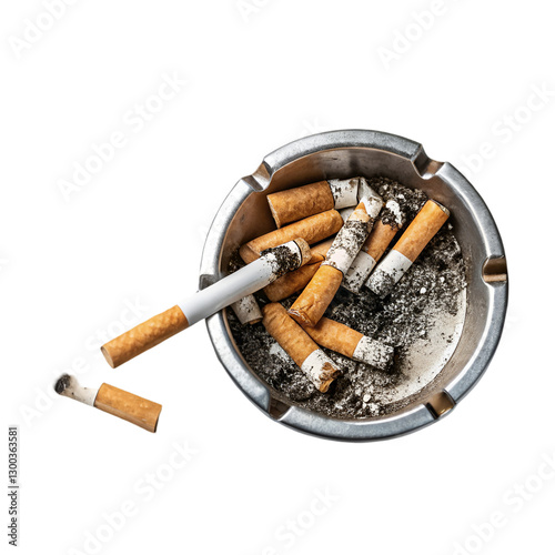 transparent background Cigarette Ashtray: Smoking Image Stock Photo