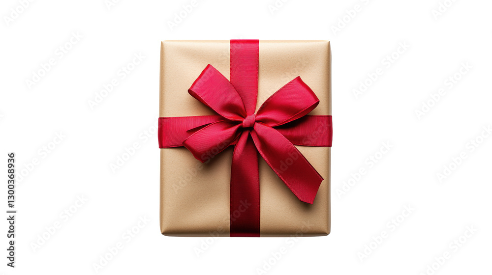 Elegant Red Ribbon Gift Box on Black Background Perfect for Holiday Birthday or Anniversary Celebrations Elegant Red Ribbon Gift Box on Black Background Perfect for Holiday Birthday or Anniversary Celebrations