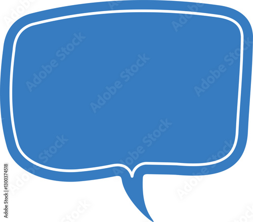 blue speech bubble