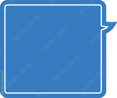 Free Download blue speech bubble - GFXLoad