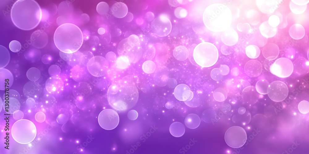 Sparkling Purple Bokeh Background Shimmering Lights and Glowing Circles Sparkling Purple Bokeh Background Shimmering Lights and Glowing Circles