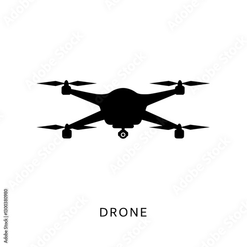 vector illustration of drone
