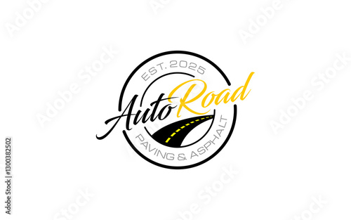 Illustration graphic vector of Asphalt repair, roadwork, pavement logo design template