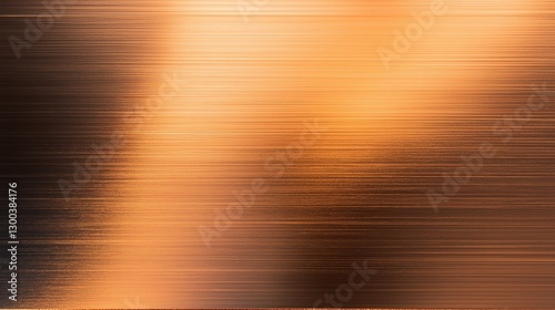 A luxurious brushed copper metal surface with warm gradient lighting, ideal for elegant and industrial designs