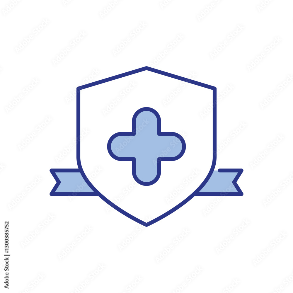 Paramedic Badge Icon vector stock illustration Paramedic Badge Icon vector stock illustration