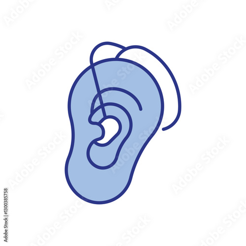 Hearing Aid Icon vector stock illustration