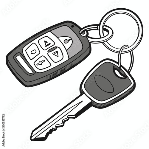 Car Key with Remote