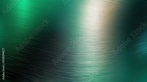 Polished green metallic texture with soft light reflections