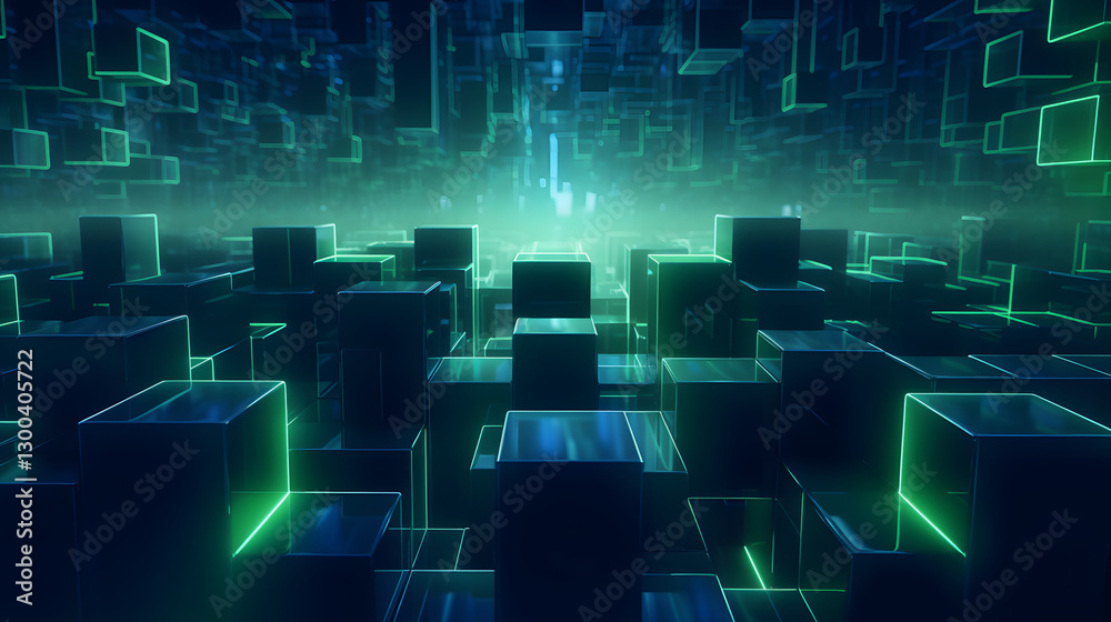 3d rendering of mind green and blue abstract geometric background. Scene for advertising, technology, showcase, banner, game, sport, cosmetic, business, metaverse. Sci-Fi Illustration. Product displa
3d rendering of mind green and blue abstract geometric background. Scene for advertising, technology, showcase, banner, game, sport, cosmetic, business, metaverse. Sci-Fi Illustration. Product displa