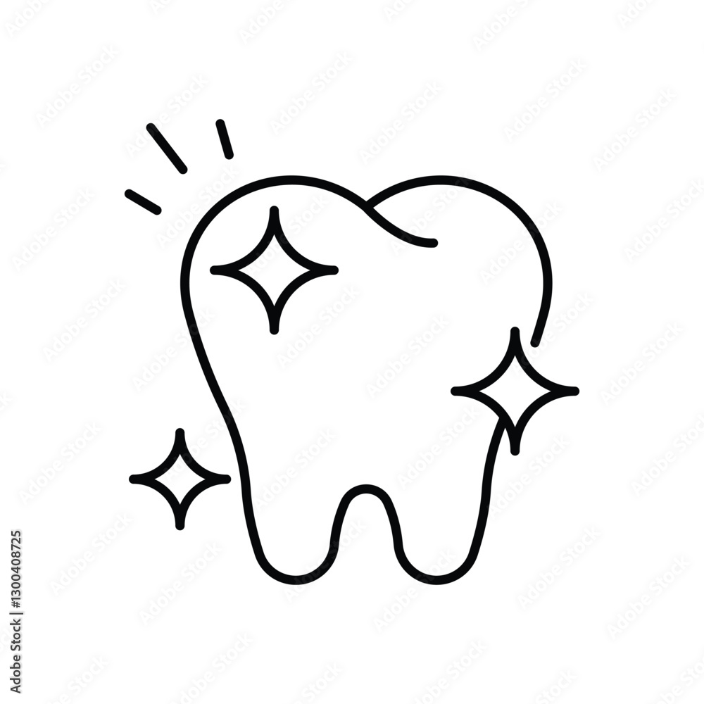 Tooth Icon vector stock illustration Tooth Icon vector stock illustration