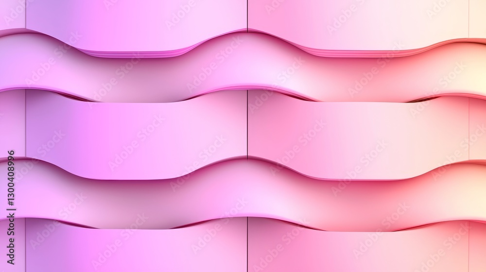 Obraz premium Abstract Pink Wave Pattern Background Design