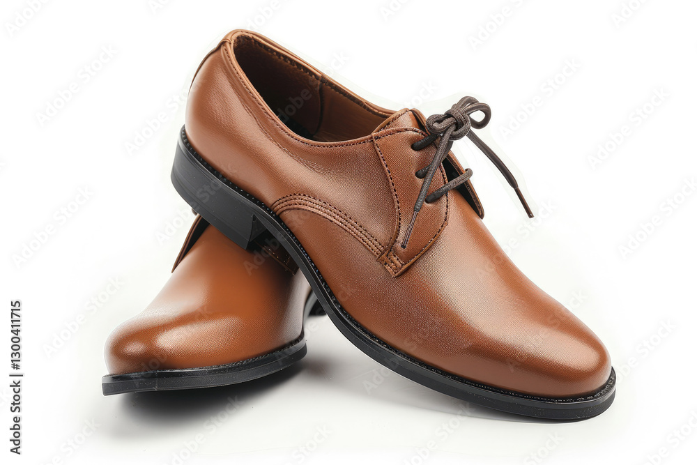 Classic Brown Leather Dress Shoes for Men Classic Brown Leather Dress Shoes for Men