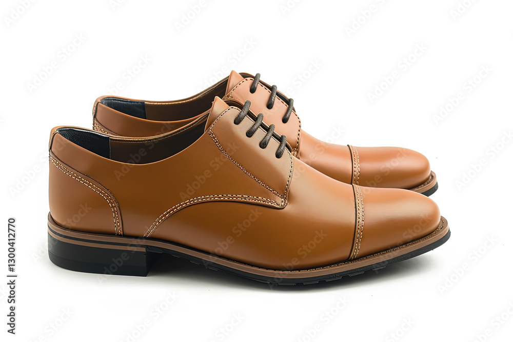 Classic Brown Leather Dress Shoes for Men Classic Brown Leather Dress Shoes for Men