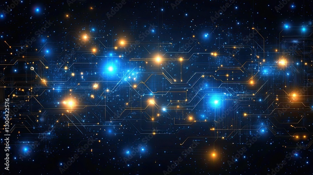 Fototapeta premium Abstract circuit board technology background