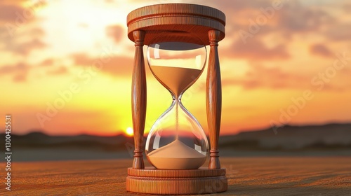 Each falling grain whispers a reminder that time never stops, even in the most serene places.