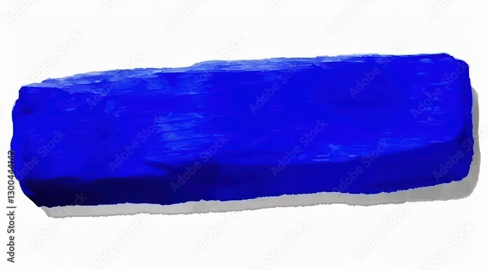 Fototapeta premium Blue object on a white background used for presentations