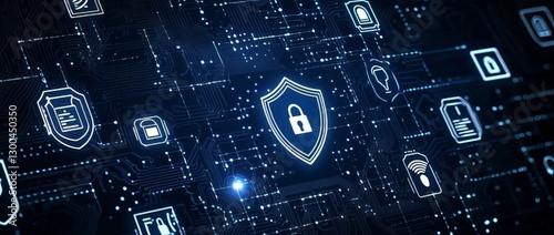 Network Security System Technology Background Concept