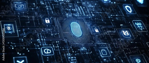 Network Security System Technology Background Concept